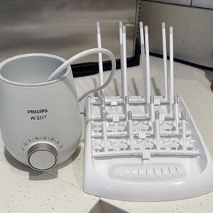 Philips Avent Bottle Warmer and Drying Rack Set